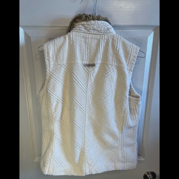 Columbia corduroy and faux fur vest sz M - Picture 3 of 5